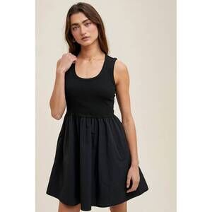 NEW THE PRETTY DRESS COMPANY sleeveless mini dress in black